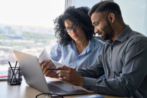 lawyer working with indian client