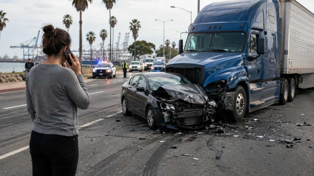 First Steps to Take After a Semi Truck Accident in Long Beach