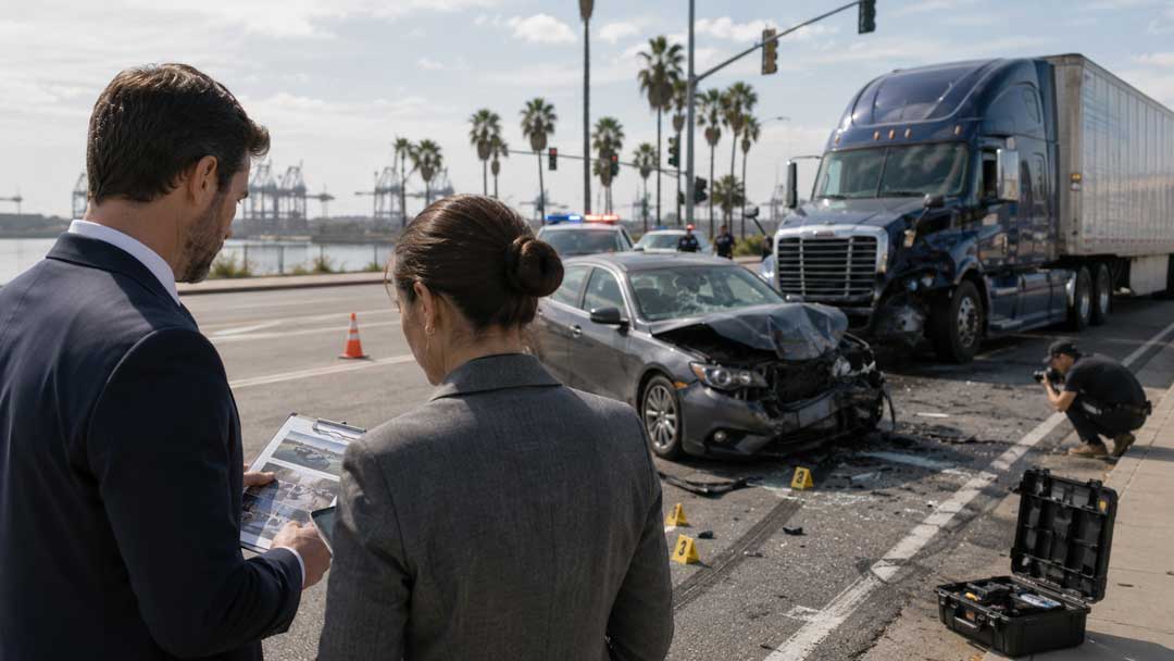 What Evidence Proves Liability in a Long Beach Semi Truck Accident